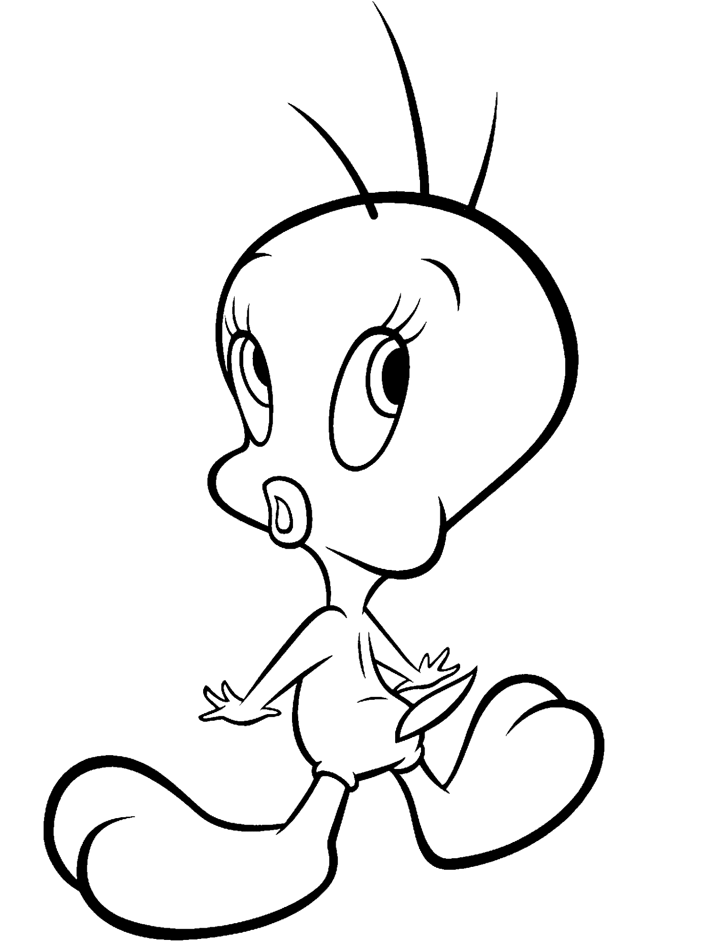 taz and tweety bird coloring pages - photo #20